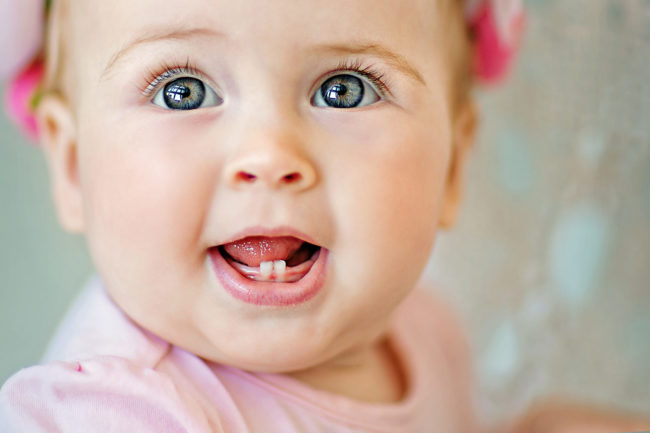 Image,Of,Sweet,And,Cute,Baby,Girl,In,Pink,,Closeup